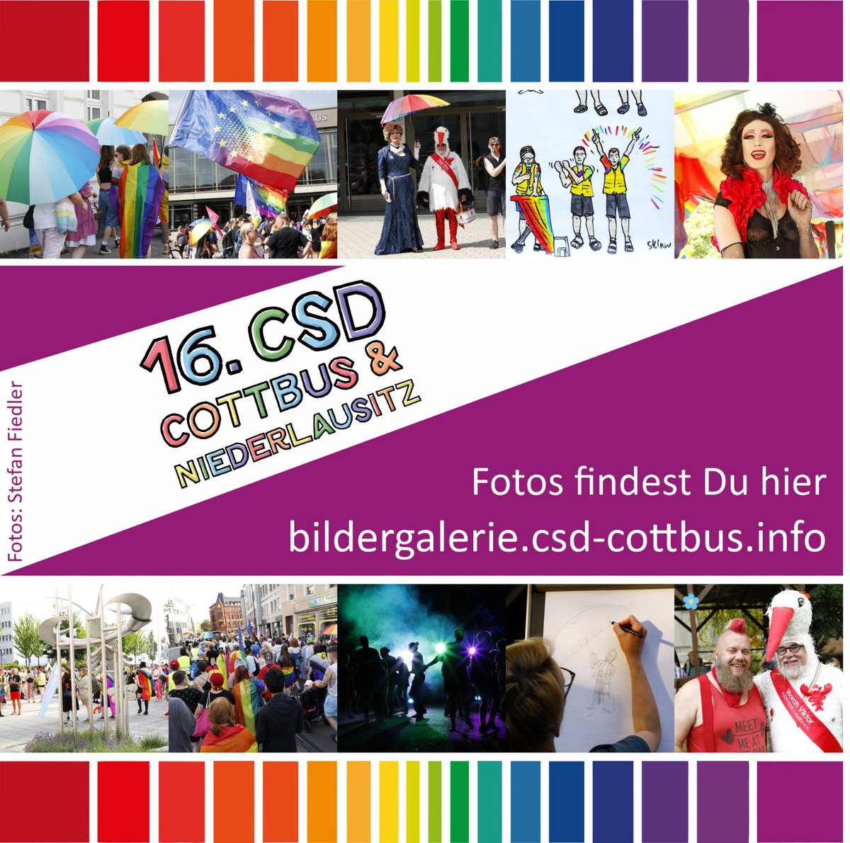 CSDCB's tweet image. Liebe Mitmenschen, am 29. Juni waren wir mit rund 350 Menschen auf der Straße, vielfältig, politisch und solidarisch. Danke an alle, die diesen CSD auf die Füße gestellt haben.

Fotos: bildergalerie.csd-cottbus.info

#csdcb2024 #queercottbus #cottbusbleibtbunt #cottbuspride #rbkcb
