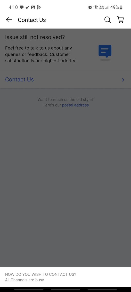 ankitgarg_9's tweet photo. @flipkartsupport There is no option for flipkart paylater or even to contact / chat / mail customer support. Highly disappointed. https://t.co/0SSrqOj8lG