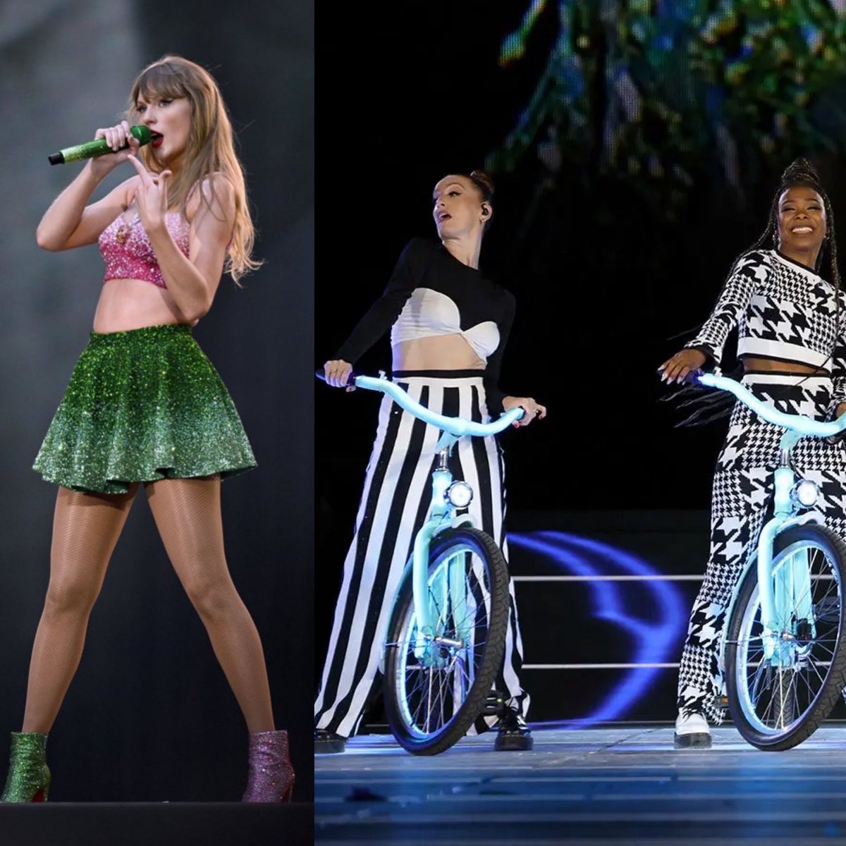 tswifterastour's tweet photo. 🚨| Travis Kelce reveals that he initially jokingly suggested to Taylor Swift the idea of him riding one of the "Blank Space" bikes on stage during the '1989' era! 

"How funny would it be if I just like rolled out on one of the bikes during the 1989 era, she started laughing!" https://t.co/Ibjfd8kuKN