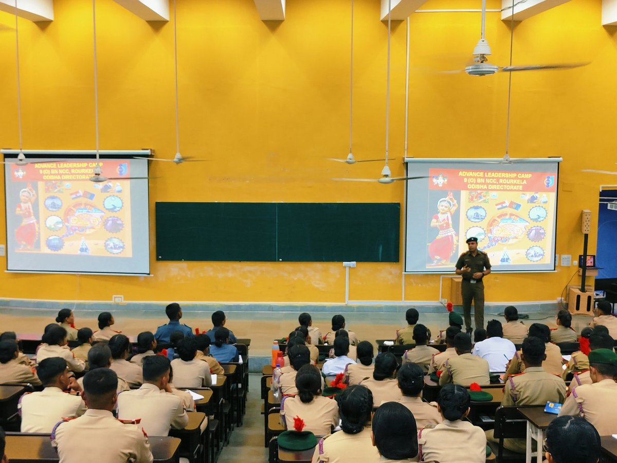 Advance Leadership Camp under the agies of Odisha Dte has commenced at NIT RKL wherein  296 cdts from AP &amp; T, MP &amp; Ch &amp; Odisha Dtes  will hone their leadership skills. DIR NIT inspired the cdts along with CO 9(O) BN,the Camp Comdt.#NCC
<a href="/hirakudwarrior/">hirakudwarrior</a>
@kalinga_sagar
<a href="/utkalpride/">NCC Group Headquarters Cuttack, Odisha</a>