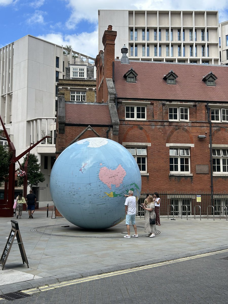 drharsh89's tweet photo. “The World Turned Upside Down”
a popular #Architecture by the famous Turner Prize winner- Mark Wallinger! Located next to London School of Economics. It’s reflects the “the spirit of progressive enquiry that has characterised the school since its inception!!! 
#LSE #Londondiaries https://t.co/hyi4Nz8okl