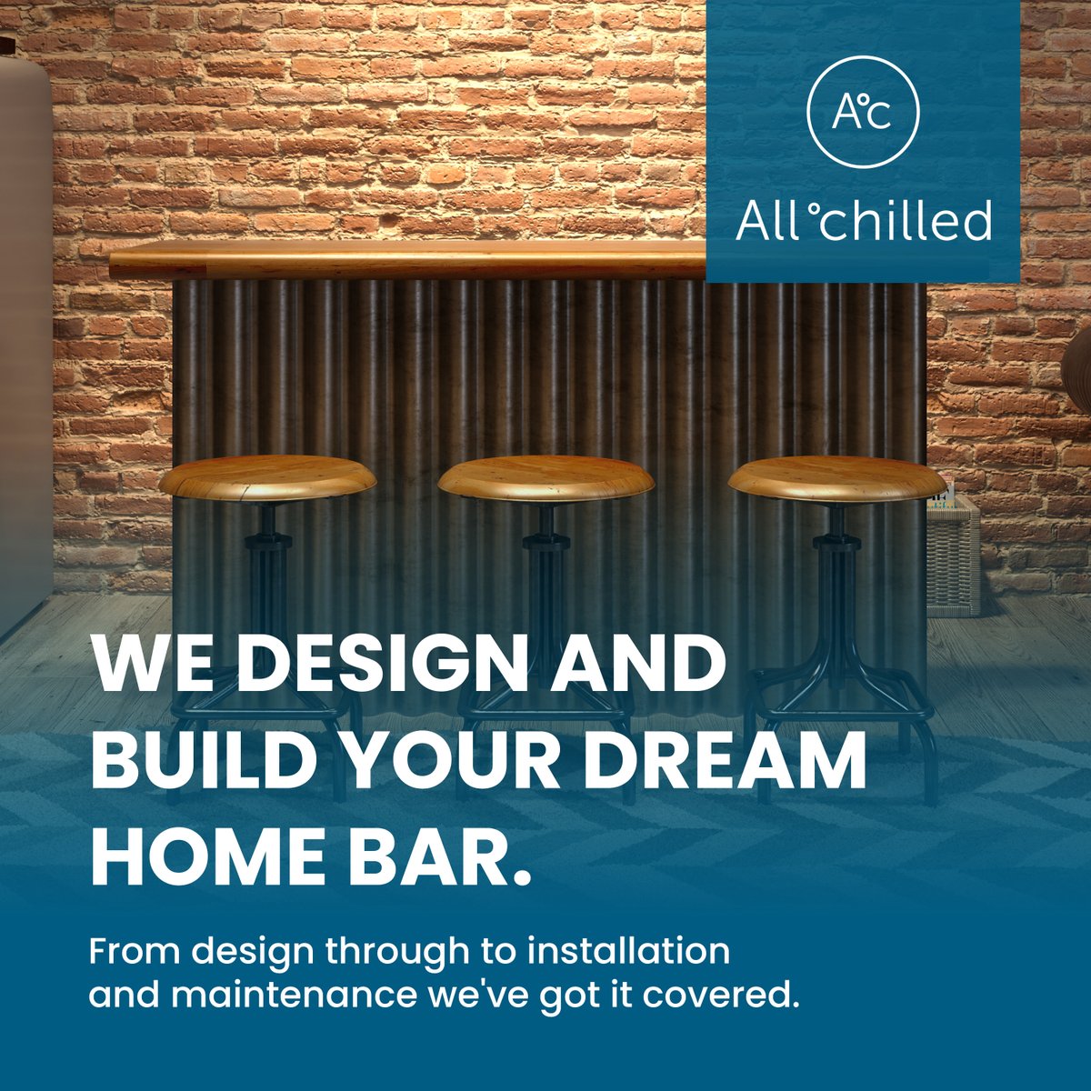 AllChilled's tweet image. We offer a high level of expertise and service to assist you in the design of your 
home bar, the supply of all appropriate equipment as well as installation and maintenance!

#AllChilled #refreshing #coldroom #refrigeration #AC