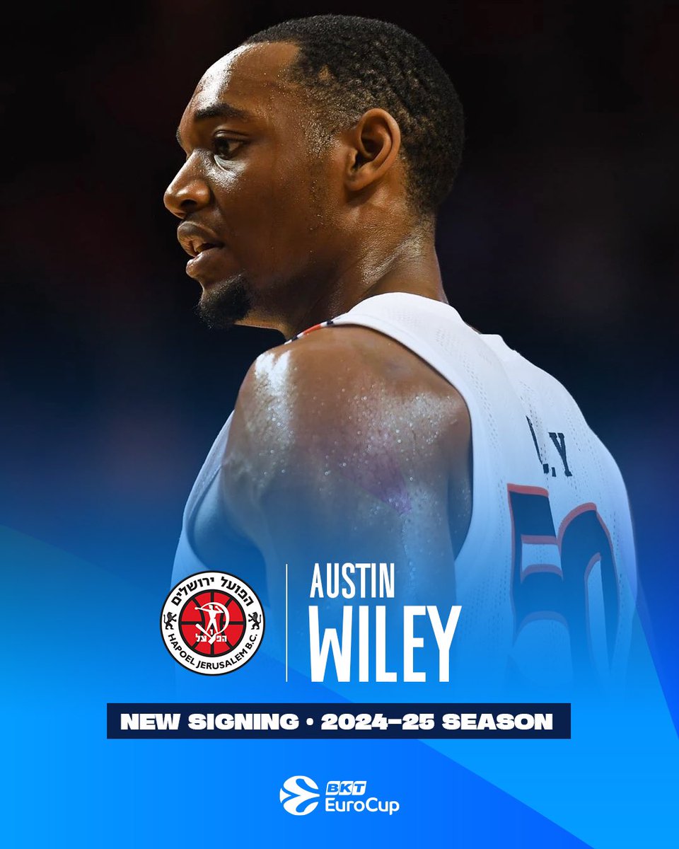 The Turkish League MVP Austin Wiley is signing a deal with <a href="/JerusalemBasket/">Hapoel Jerusalem BC</a> 📝 

#RoadToGreatness