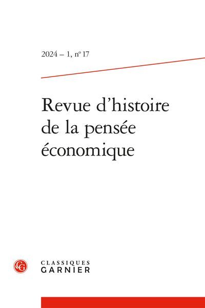 A new issue of the Revue d’histoire de la pensée économique  is available now.
buff.ly/3L2sYfN