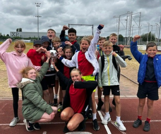 Athletics Competition:

On Monday, year 5 &amp; 6 compete in an athletics tournament with other schools in the trust at the Eco Stadium. 

 At the end of the tournament, the points were added up from all the events and we were crowned the competition winners! <a href="/TheRoseLearning/">Rose Learning Trust</a>