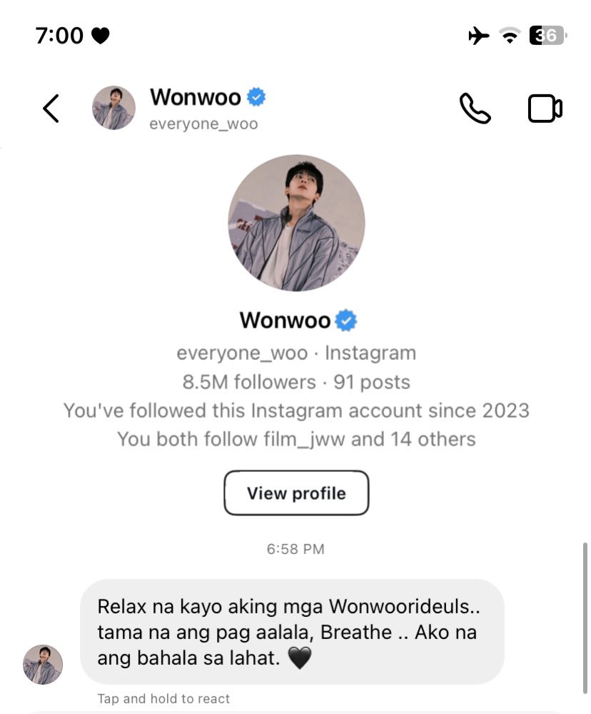 hojjuchas's tweet photo. oh kumalma na daw kayo mga wonwoorideuls 🥰 https://t.co/YitIGikOSa