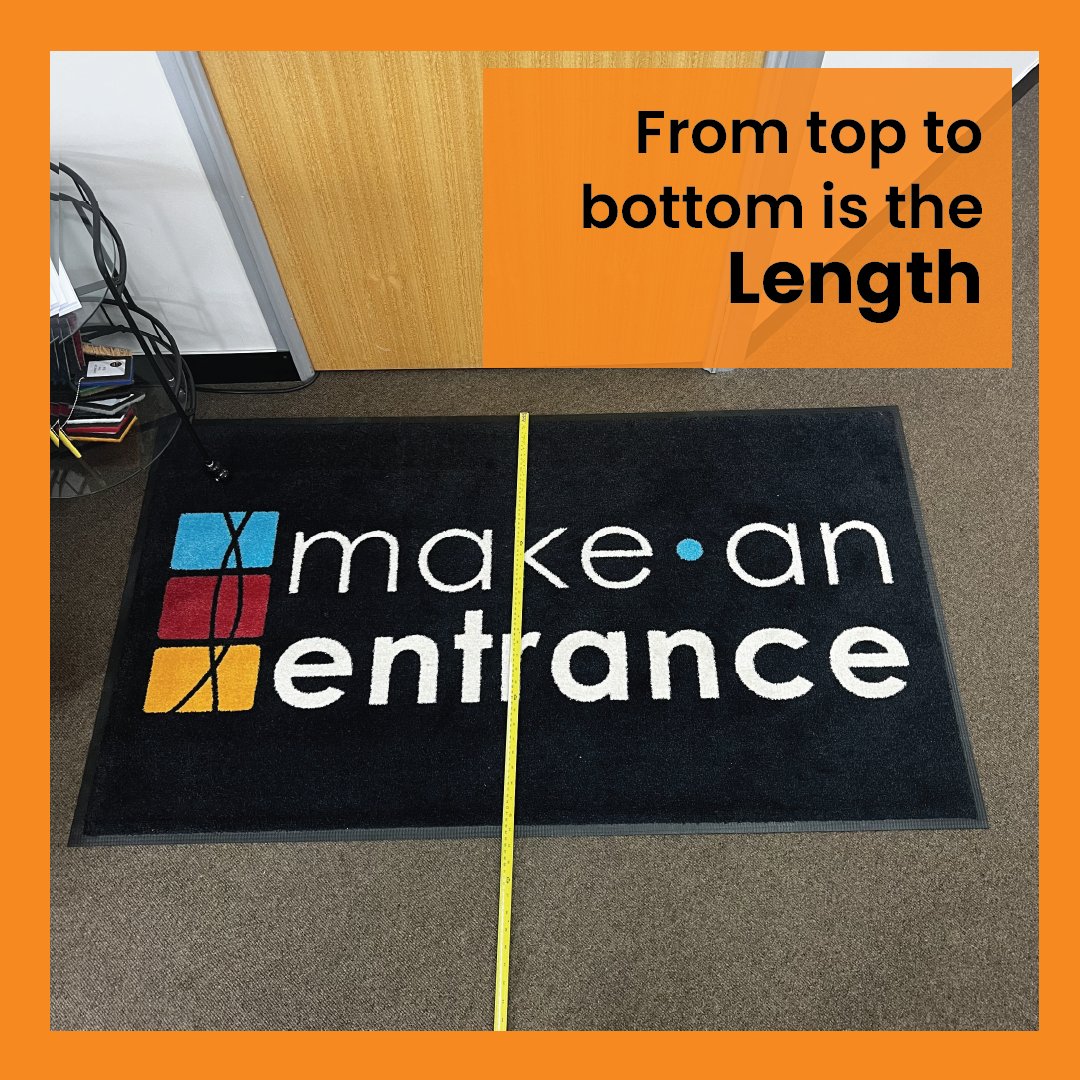 Measuring your new doormat! 

When measuring up for a new doormat it can be very confusing with which way is the length and which way is the width, but don't worry we are here to help 😇

👉🏼 Swipe to see our easy guide and you will be ready to measure up for your new matting!