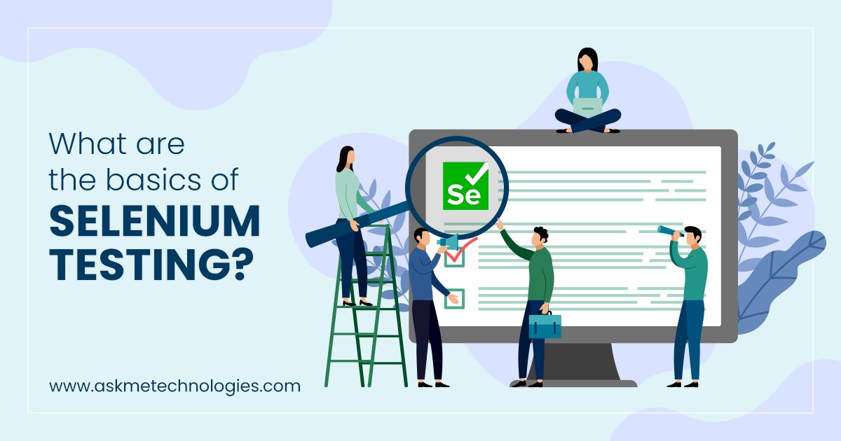Askmetech1's tweet image. What are the basics of Selenium testing? askmetechnologies.com/blogs/what-are… #askmetechnologies #automation #Selenium #testing #automationtesting #seleniumtesting