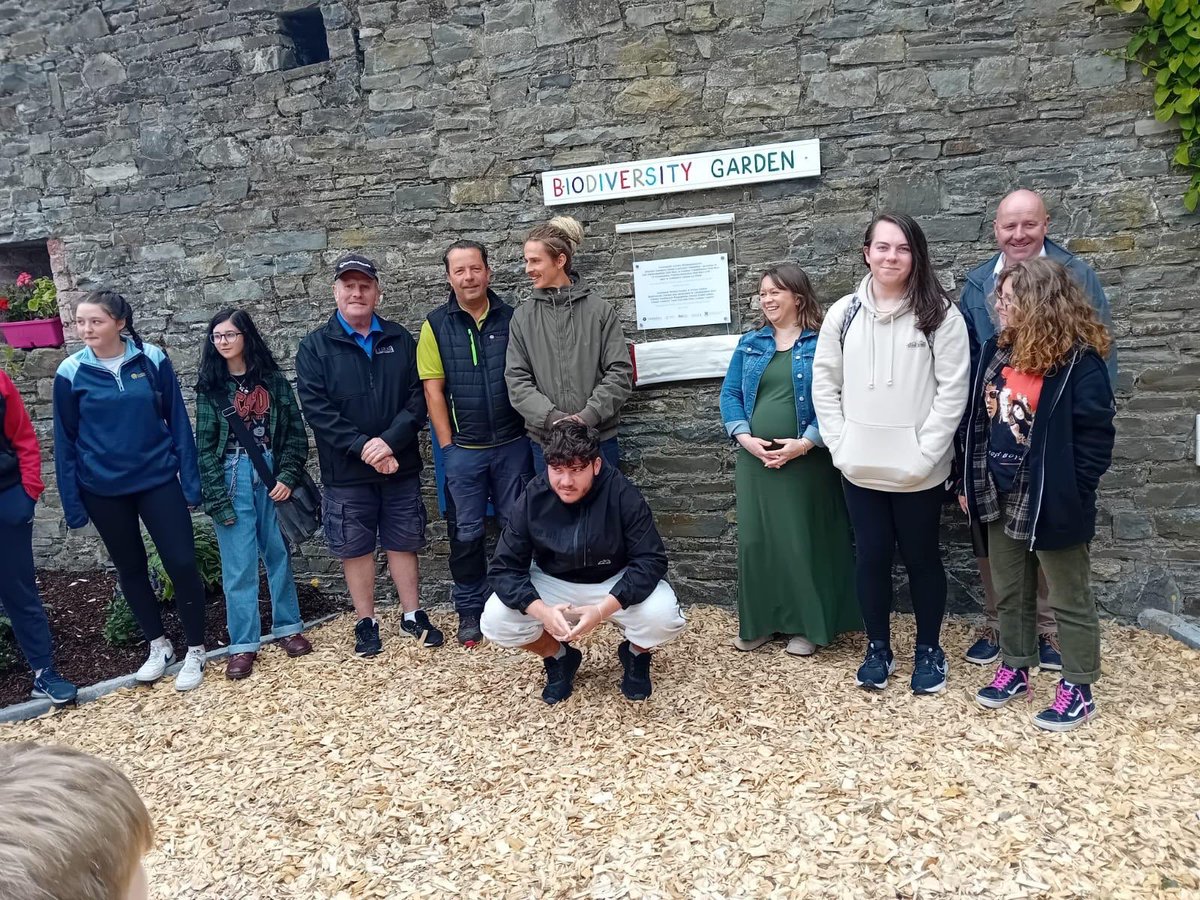 Highlights of June 2024: Kilrush Youthreach Tutor Timo Sanctorum opens Biodiversity Garden in collaboration with all Learners in Kilrush Youthreach &amp; Kilrush Credit Union in Vandeleur Gardens