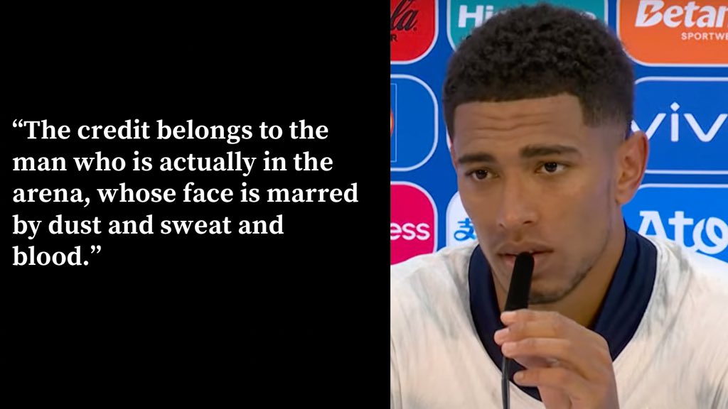 lukedaviesmedia's tweet image. ✍️Jude Bellingham saved England’s #EURO2024 campaign but it was after the game he shocked many fans.

🏴󠁧󠁢󠁥󠁮󠁧󠁿 His self confidence should be commended but why do Brits confuse this with arrogance?

Opinion piece: open.substack.com/pub/lukedavies…
