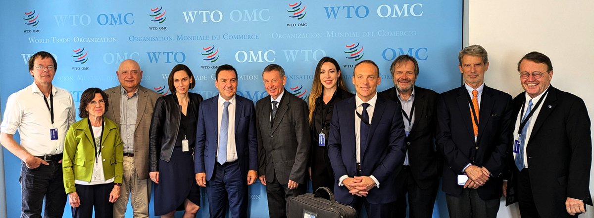 📢Geneva today⏩EESC Trade Committee holds engaging discussions w/WTO DDG Paugam.
Key topics: 
➡️MC13 follow-up
➡️Climate &amp; #Sustainability in trade, industrial policies, &amp; the global green transition.
➡️Collaboration &amp; clear communication w/the Global South are crucial. #EUTrade