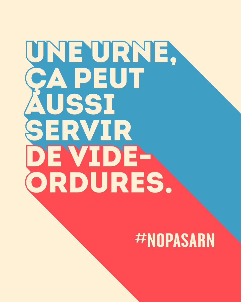 no_pasarn's tweet photo. On a trouvé comment se débarrasser des fascistes, des racistes, des antisémites, des islamophobes, des homophobes,…
➡ Hashtag #NoPasaRN
➡ Téléchargez, imprimez, partagez : https://t.co/BnYMI0T37e
#RN #legislatives2024  #graphisme #frontrepublicain #nouveaufrontpopulaire https://t.co/Pu3fO1ITVY