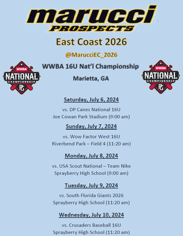 The team is traveling down to Georgia for some more summer baseball...👀

<a href="/PerfectGameUSA/">Perfect Game USA</a>