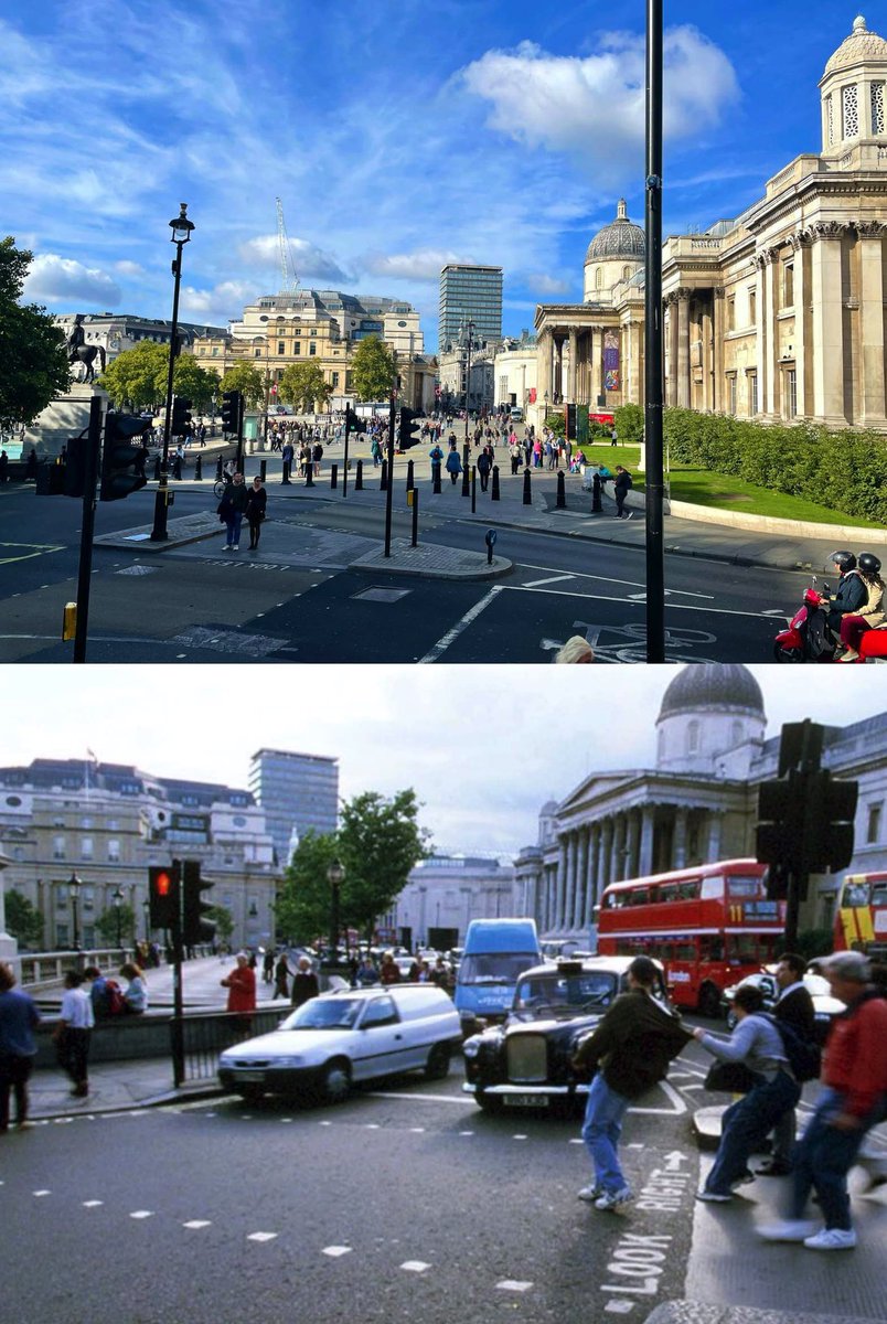 Remember when removing the four lanes of traffic on the northern side of Trafalgar Square drivers lost their minds because their perceived mild inconvenience trumps everything else. Now no one bats an eyelid.

 Change is possible. ❤️London