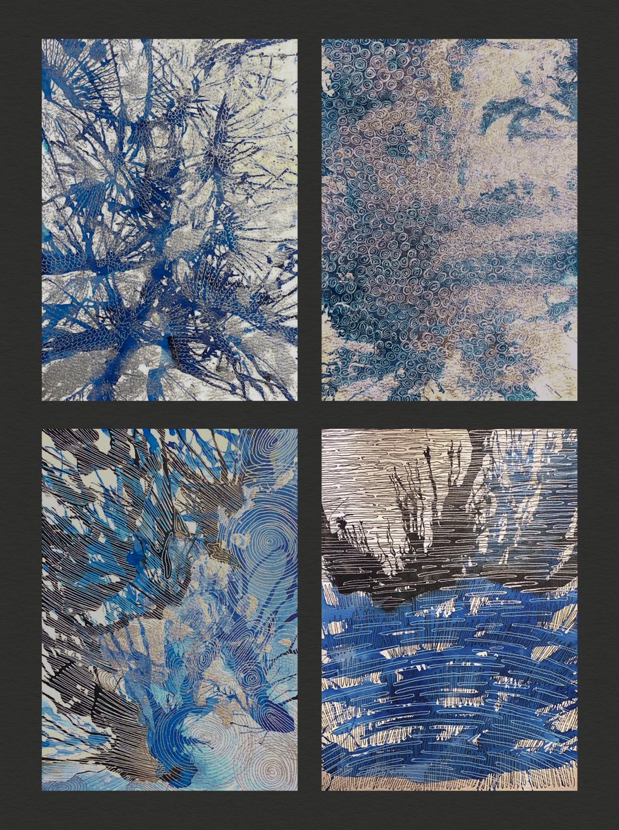 🖌️ New graphic pieces are awaiting digitization! #Art #GraphicDesign