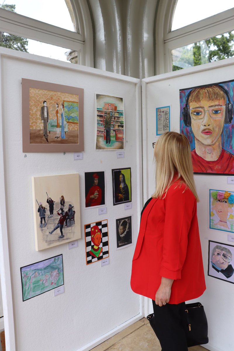 Was really lovely to see the amazing artwork of children who attend the Somerleyton and Benjamin Britten schools hosted at Somerleyton Hall. Such talent!