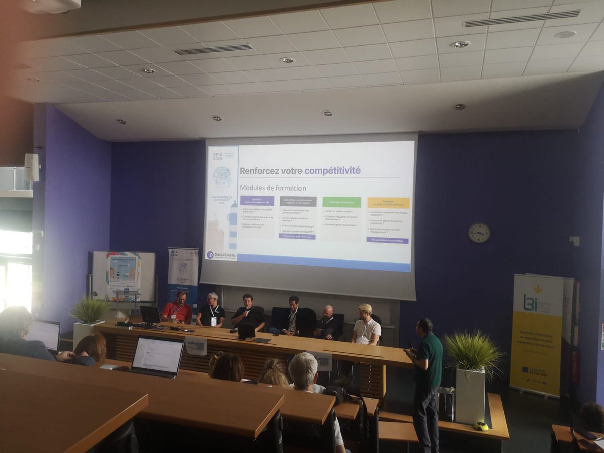 PFIA2024 (@pfia2024) on Twitter photo J3 de #PFIA2024 ! 1ère édition de IA en Nouvelle-Aquitaine, co-organisé par <a href="/a_lassus/">Annick Lassus</a>, <a href="/CyrilFaucher/">Cyril Faucher</a> et Karell Bertet du <a href="/L3i_LaRochelle/">L3i, La Rochelle Université, France</a> <a href="/UnivLaRochelle/">La Rochelle Université</a>
Plus d’infos sur cette première édition à cette adresse : pfia2024.univ-lr.fr/Ateliers/IA-en… J3 de #PFIA2024 ! 1ère édition de IA en Nouvelle-Aquitaine, co-organisé par <a href="/a_lassus/">Annick Lassus</a>, <a href="/CyrilFaucher/">Cyril Faucher</a> et Karell Bertet du <a href="/L3i_LaRochelle/">L3i, La Rochelle Université, France</a> <a href="/UnivLaRochelle/">La Rochelle Université</a>
Plus d’infos sur cette première édition à cette adresse : pfia2024.univ-lr.fr/Ateliers/IA-en…