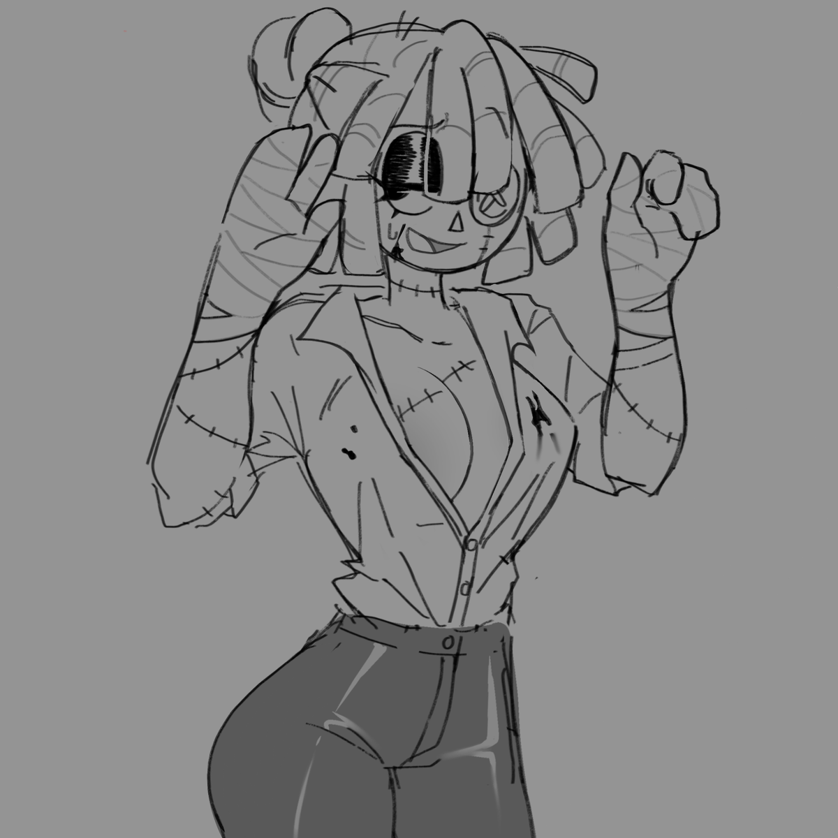 Selpie_'s tweet photo. idk ragatha mob boss/whateverthisgenreiscalled doodles i have massive art block pleaseee give me recs of what to draw

#TADC #TheAmazingDigitalCircus https://t.co/TolsT5qCWP