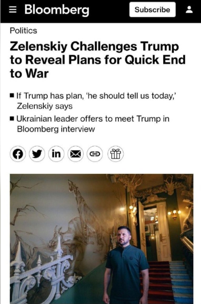 What a turn!

Zel is ready for both Trump and the loss of statehood...but not ready to lose American money.