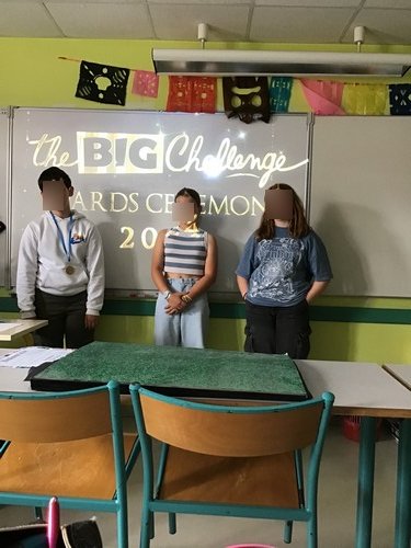 Tous les 6e ont participé au concours <a href="/_BigChallenge/">The Big Challenge</a> avec Mme Ferchaud, professeure d'anglais. Bravo aux lauréats et lauréates du collège et félicitations à toutes et tous !