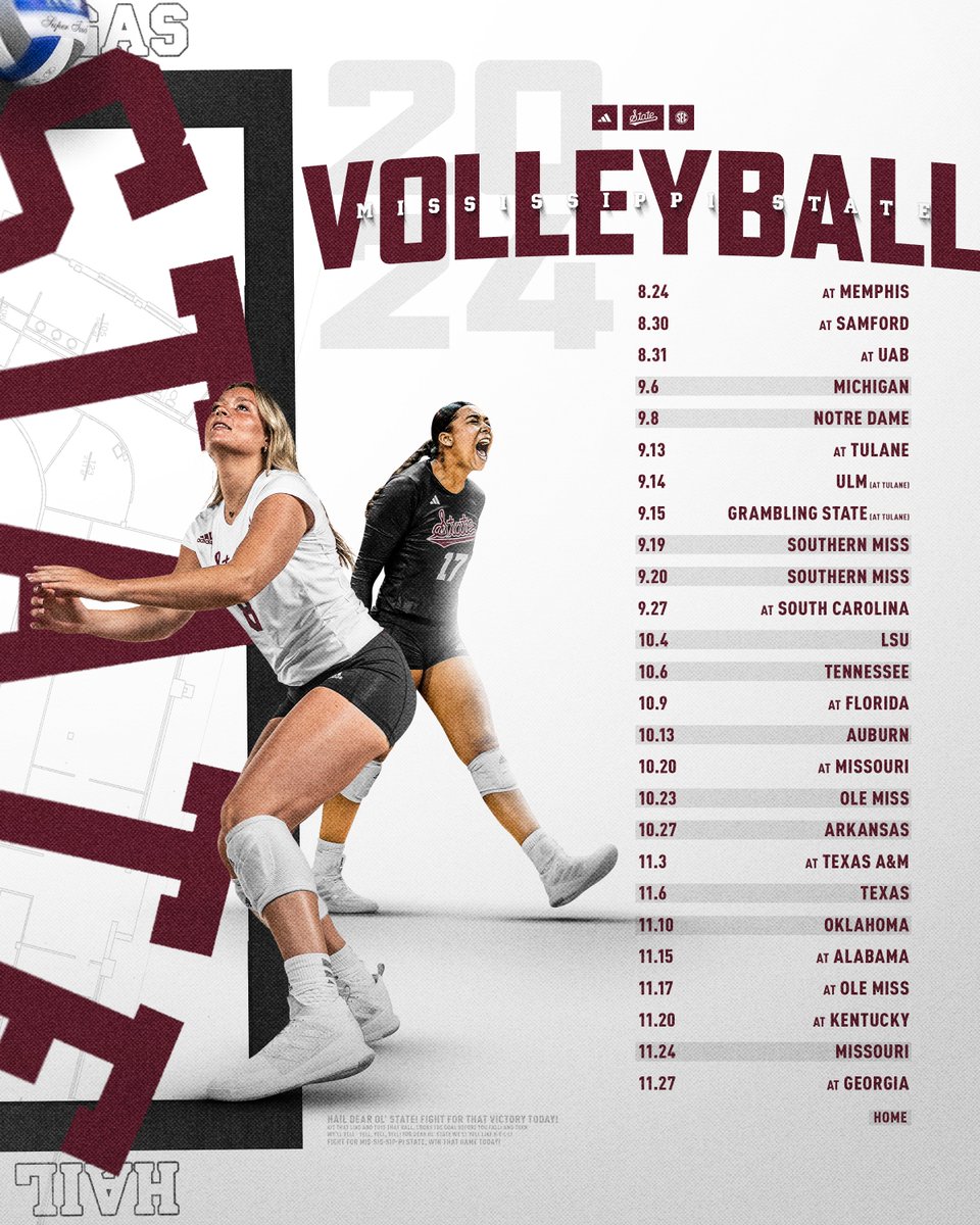 Mississippi State Volleyball tweet media