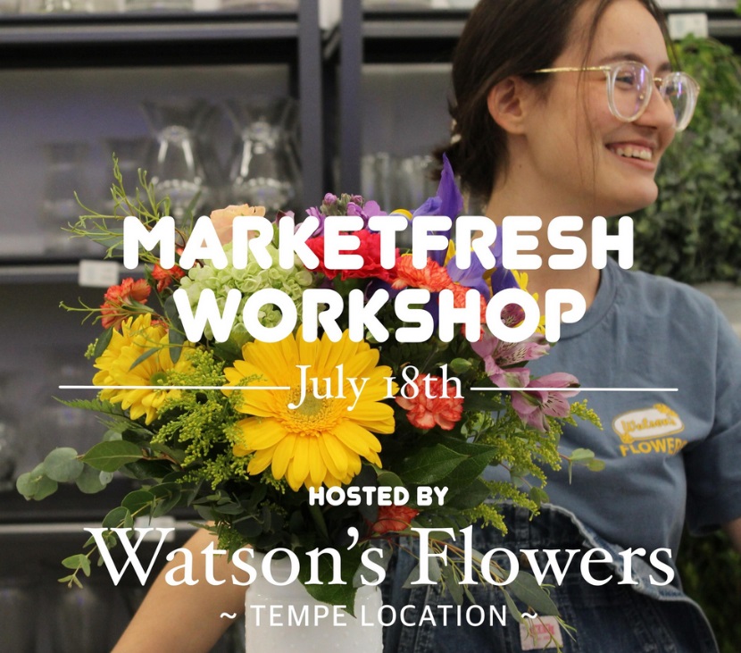WatsonsFlowers's tweet image. Just a reminder of our upcoming Summer Marketfresh Workshop!

The class is $98 and includes everything you’ll need to create your masterpiece! 

(480) 967-8797
1719 E Southern Ave, Ste 101

#flowers #flowershop #flowerclass #designworkshop #watsonflowers #tempe