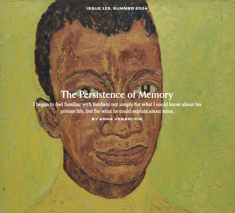 oxfordamerican's tweet image. “Memory is not synonymous with our past.”
–@annaven_chik’s quest to connect with #JamesBaldwin leads to a poignant meeting with an aging artist, sparking reflections on memory, racism, and Southern identity.

Read more of this essay from the #OutsideIssue:
oxfordamerican.org/magazine/issue…