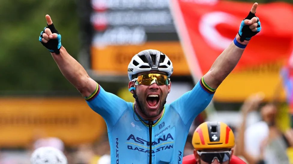 John Dickinson (@johnrdicko) on Twitter photo Thanks you <a href="/MarkCavendish/">Mark Cavendish</a> for proving yet again that you don’t need to be young to be a winner! 35 and counting! What a cyclist! Thanks you <a href="/MarkCavendish/">Mark Cavendish</a> for proving yet again that you don’t need to be young to be a winner! 35 and counting! What a cyclist!