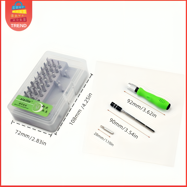trend_1203's tweet photo. Trend offers a 32-in-1 precision screwdriver set, featuring small magnetic bits perfect .💯👍
#trend #screwdriverset #precisiontools #repairkit #iphonefix #ipadrepair #camerarepair #glassrepair #electronicdevices #gadgetrepair #magneticbits #handytools #Trendproducts https://t.co/xQGu0SRXGI