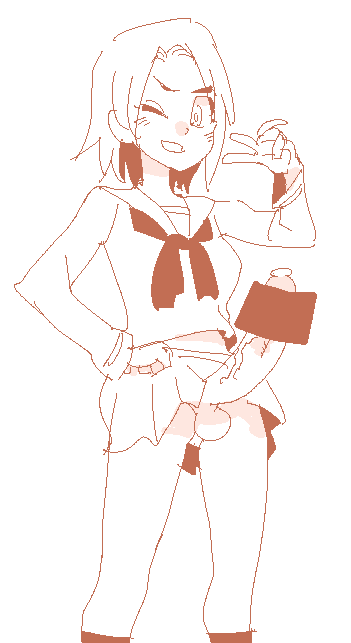 ガッチガチなさわちゃん。 