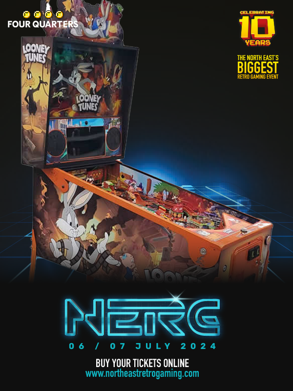 Just confirmed for NERG! The brand new Spooky Pinball Looney Tunes supplied by Pinball heaven! 3 more sleeps! Still not got your tickets? #nerg #nerg2024 #pinball