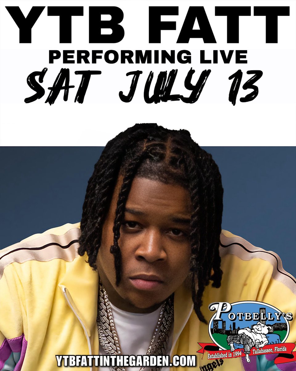 You got your ticket yet ? 

ytbfattinthegarden.com