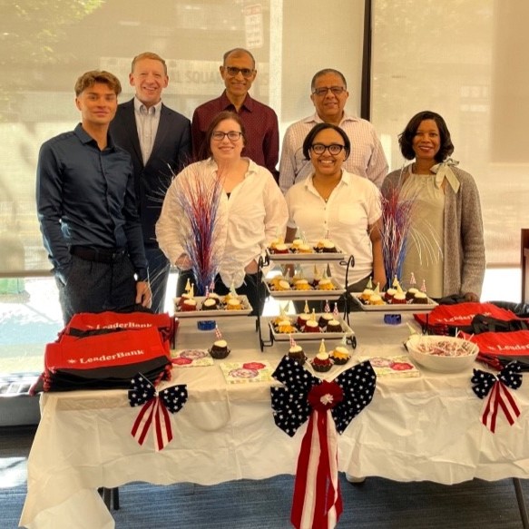 LeaderBank's tweet image. On Friday, our team celebrated the 19th Anniversary of our Central Square Branch! We want to thank all of our Cambridge branch team members, clients, and neighbors. We look forward to continuing these meaningful relationship for years to come.

#LeaderBank #CentralSq #Anniversary