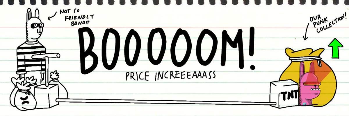 OH NO! A bandit has set a TNT on our Opulence Punk collection!

By Friday, 6th July 2024 EST at Midnight, he will push the button and BOOM! our mint price will increase to 10 XRP! 💣💣

Hurry! Mint your punk now! Before he explode the TNT!
nftmarketplace.opulencex.io/collection/665…

#XRPL #XRPArmy