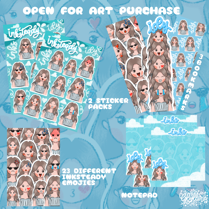 glylleries's tweet photo. this bb @inksteadywp is available for art purchase! get this art package at a low price onlii!💞

#inksteady @AllforInksteady @inksteadystory https://t.co/uvcQHIvluN