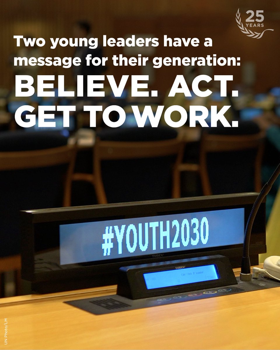 United Nations Foundation (@unfoundation) on Twitter photo More than half of all people alive today are under 30.
The future belongs to young people.
Next Generation Fellows <a href="/InesYabar/">Inés Yábar</a> & <a href="/PrachiShe/">Prachi Shevgaonkar</a> are leading & standing with young people around the world to seize their future.
Read our conversation 👉 bit.ly/3zizU5R More than half of all people alive today are under 30.
The future belongs to young people.
Next Generation Fellows <a href="/InesYabar/">Inés Yábar</a> & <a href="/PrachiShe/">Prachi Shevgaonkar</a> are leading & standing with young people around the world to seize their future.
Read our conversation 👉 bit.ly/3zizU5R