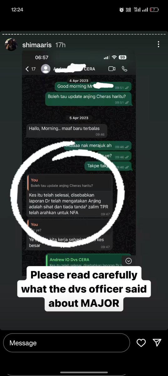 samantha_cavill's tweet photo. Boleh tak kali ni we the public (who have the most power if we stand united) change the system?

Ni cnth apa yg dvs officer ckp about a case where they returned back doggo to abuser (takpe kalau kena pukul balik bukak kes lagi)⬇️ wtf man😅

Go see kak shima punya ig stories https://t.co/MTFOhwNULq