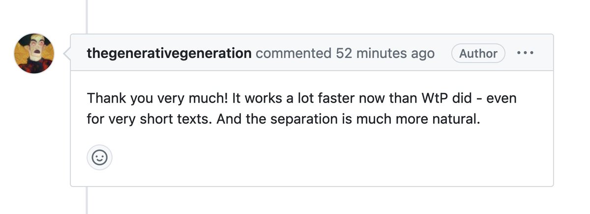 Benjamin Minixhofer (@bminixhofer) on Twitter photo Good benchmark scores are one thing but don't come close to models actually performing well in the wild.
Kudos <a href="/FrohmannM/">Markus Frohmann</a> for a super useful release. Good benchmark scores are one thing but don't come close to models actually performing well in the wild.
Kudos <a href="/FrohmannM/">Markus Frohmann</a> for a super useful release.