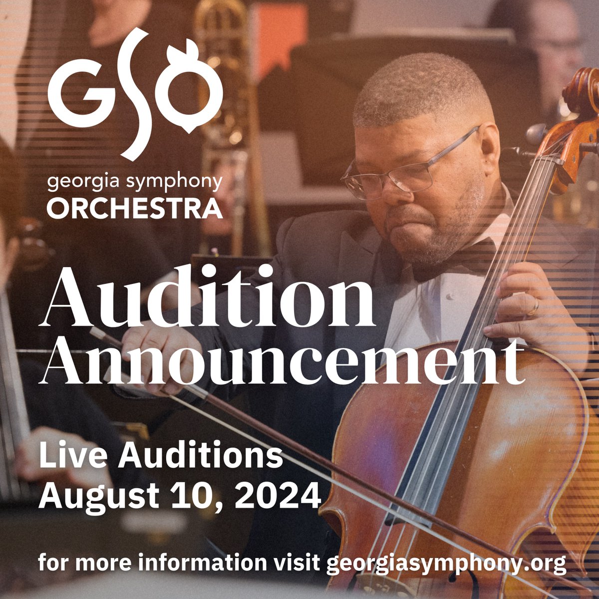 Attention musicians! The GSO will be holding auditions for regular and substitute performers on August 10th. 

Please visit georgiasymphony.org/employment-and… for availability, more information, and to register. We hope to see (and hear) you soon!