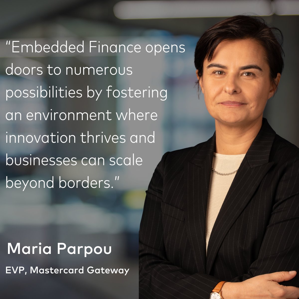 Digital payments are now integral to our daily lives. However, challenges persist for non-financial institutions in streamlining payments. Hear from our EVP, Maria Parpou on how many businesses are adopting Embedded Finance to move their business forward. 
mastercard.com/gateway/expert…