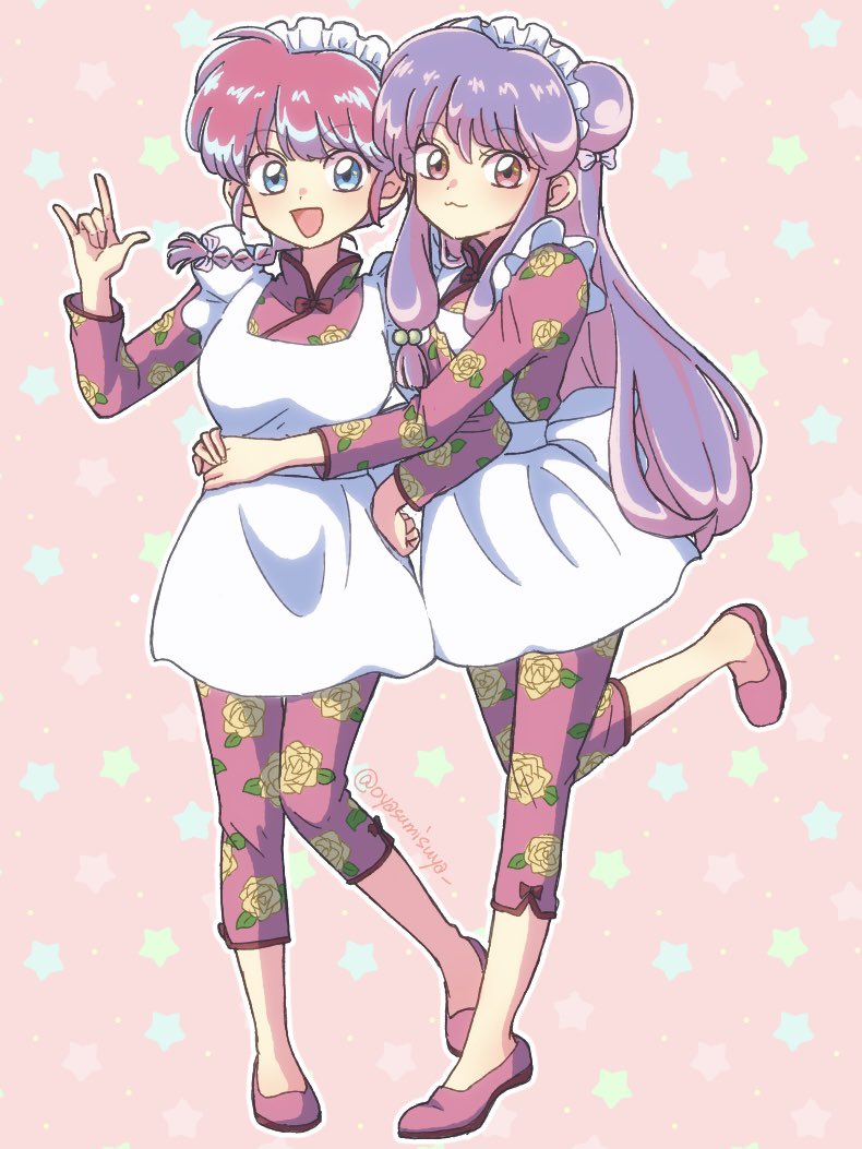 女らんま ,シャンプー 「シャンらん」|寝るのイラスト