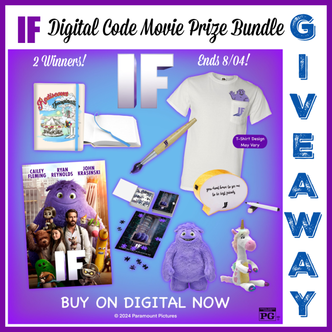 SilvieArmas's tweet image. Enter To Win The IF Digital Code Movie Prize Bundle Giveaway! 2 Lucky Winners Will Win An IF Movie Digital Code PLUS A Prixe Bundle Of Fun Movie Products! Ends 8/04 @DeliciouslySavv @PinkNinjaBlogg #IF #MySillyLittleGang
Enter Here --&amp;gt;
mysillylittlegang.com/2024/07/03/if-…