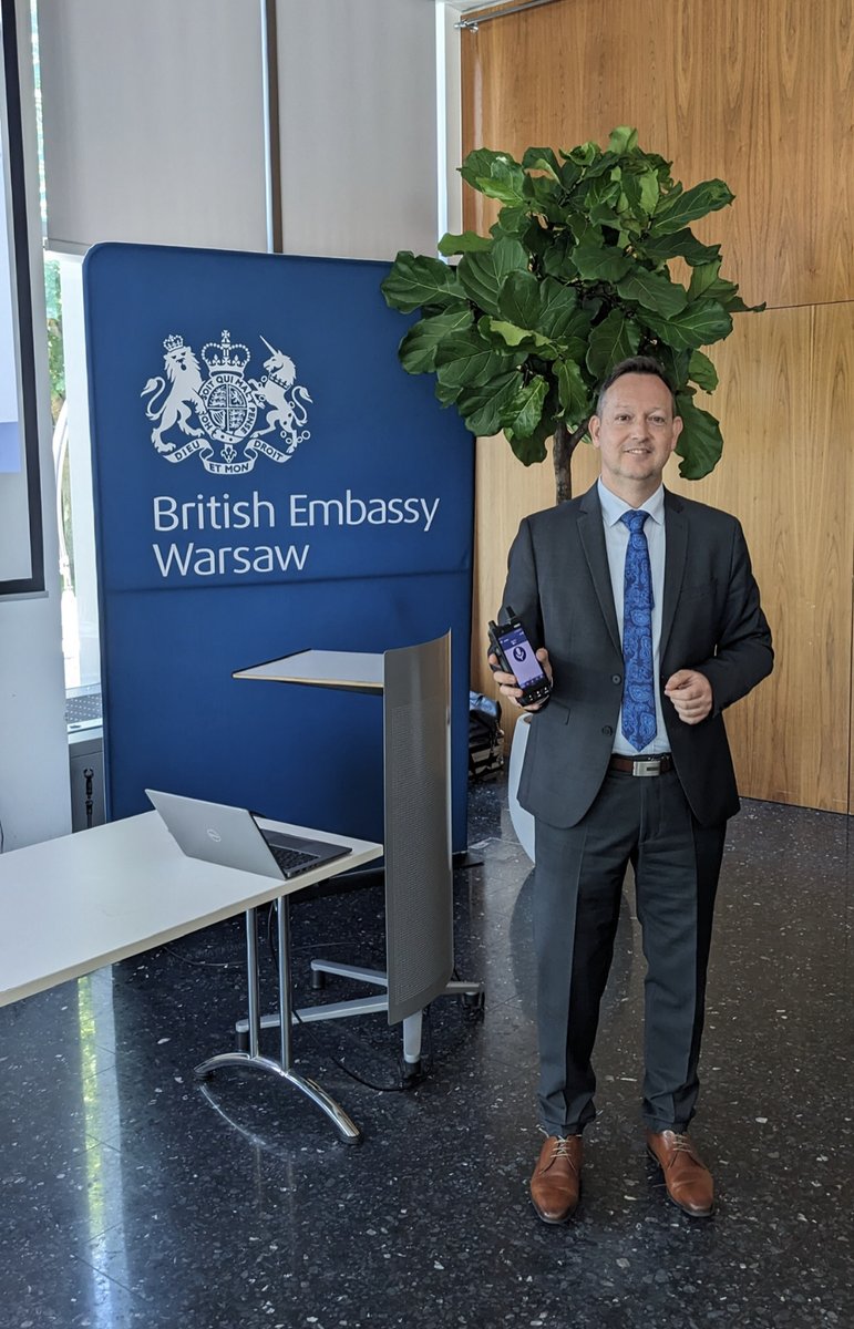 SepuraLtd's tweet photo. Last week #Sepura was invited to the British Embassy in Warsaw to present our latest #CriticalComms solutions to a select group of Polish #PublicSafety organisations 🇵🇱

Thank you @ukinpoland for the excellent hospitality 🙏

View our upcoming events 📆 https://t.co/RoxO3q4Isr https://t.co/mySSpgckHY