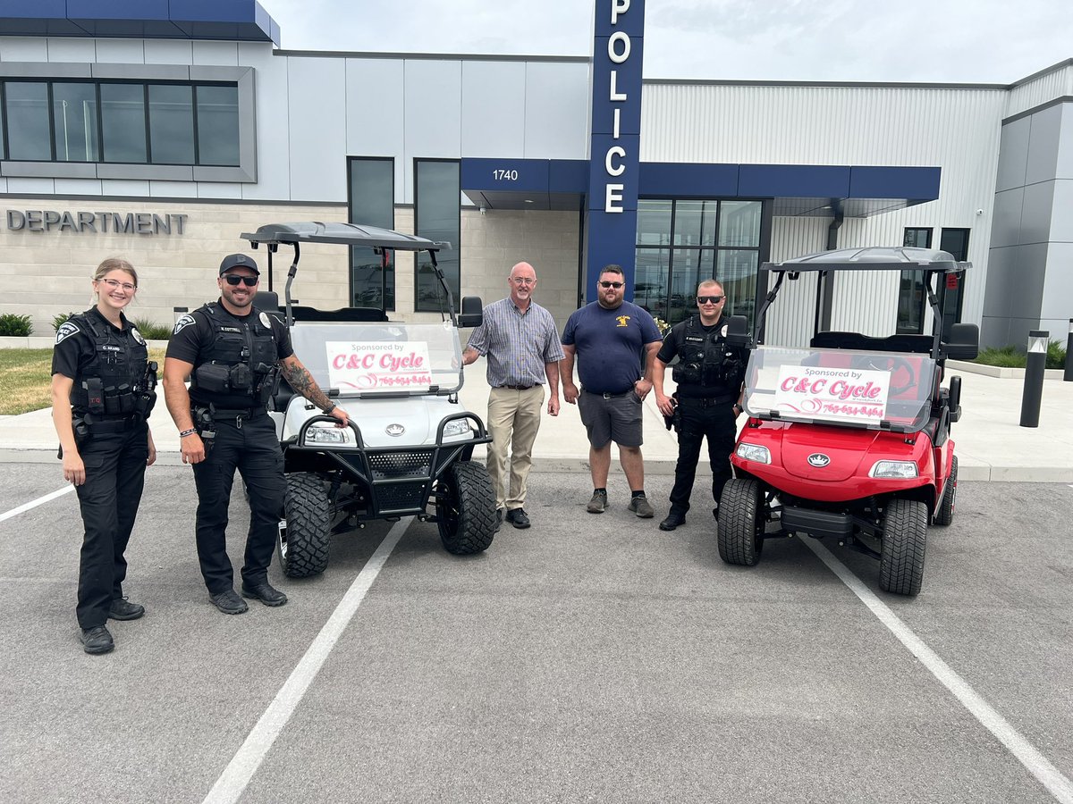 Thanks Tim from C&amp;C Cycle for donating a few golf carts for us this 4th of July! Call Tim for all your golf cart needs 🚙
