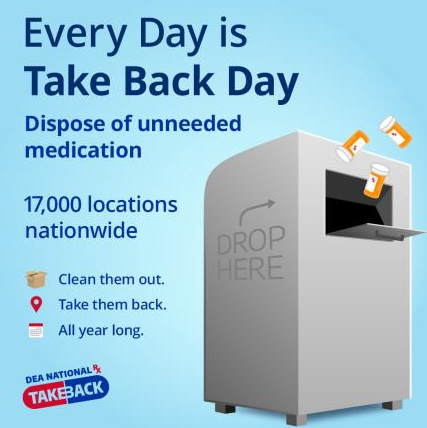 DEAOmahaDiv's tweet photo. Every. Single. Day. #TakeBackDay
Find a location near you: https://t.co/0sY8wG2aLO https://t.co/DHVQZDoGTF
