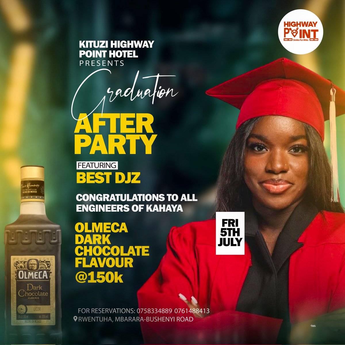 HighwayPointkit's tweet photo. Party after party 
HOOZAMBE 
#Congratulations engineers 
@kahaya https://t.co/5pbXUdpO6d