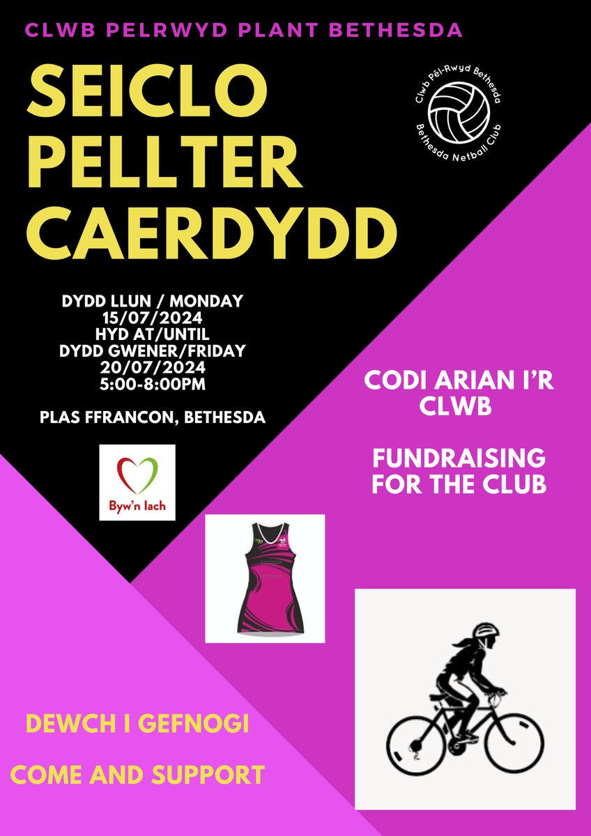 Nerys Jones (@pelrwydpesda) on Twitter photo Her y genod i godi arian. Plis cefnogwch.
The girls challenge to raise money. Please support.
<a href="/YsgLlanllechid/">Ysgol Llanllechid</a> <a href="/Ysgolpenybryn/">Ysgol Pen-y-Bryn</a> <a href="/BywnIachCymru/">Byw'n Iach</a> Her y genod i godi arian. Plis cefnogwch.
The girls challenge to raise money. Please support.
<a href="/YsgLlanllechid/">Ysgol Llanllechid</a> <a href="/Ysgolpenybryn/">Ysgol Pen-y-Bryn</a> <a href="/BywnIachCymru/">Byw'n Iach</a>