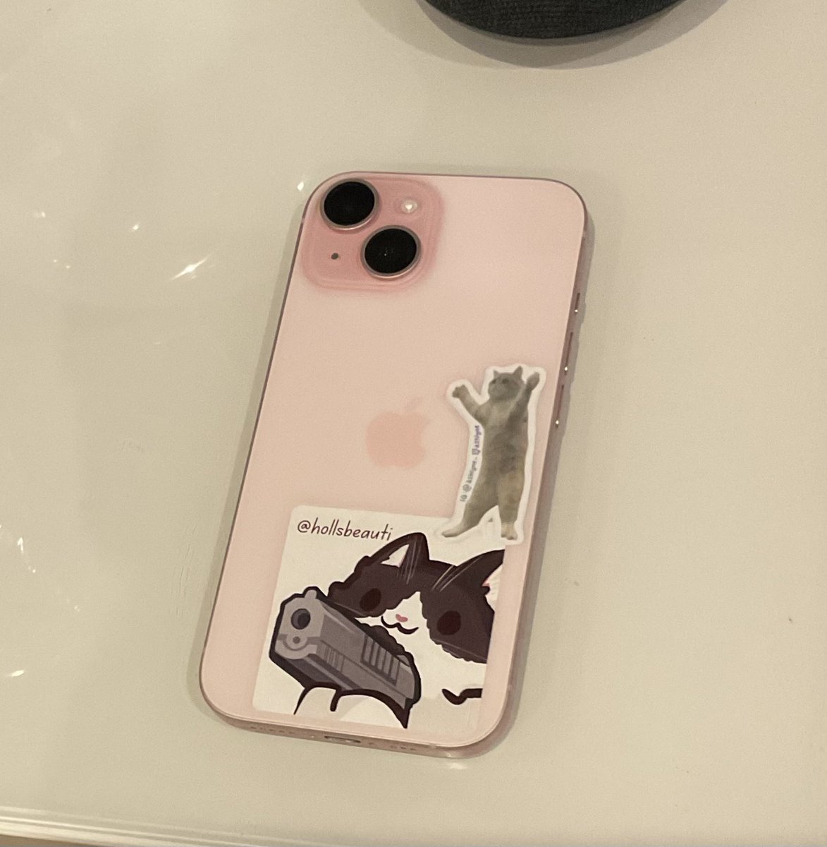 I went to twitchcon and got these cat stickers off two beautiful ladies

Can someone help me get their attention😣