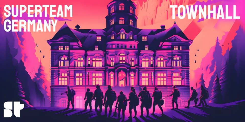 SuperteamDE's tweet image. TOWNHALL IS STARTING SHORTLY🙌🎉