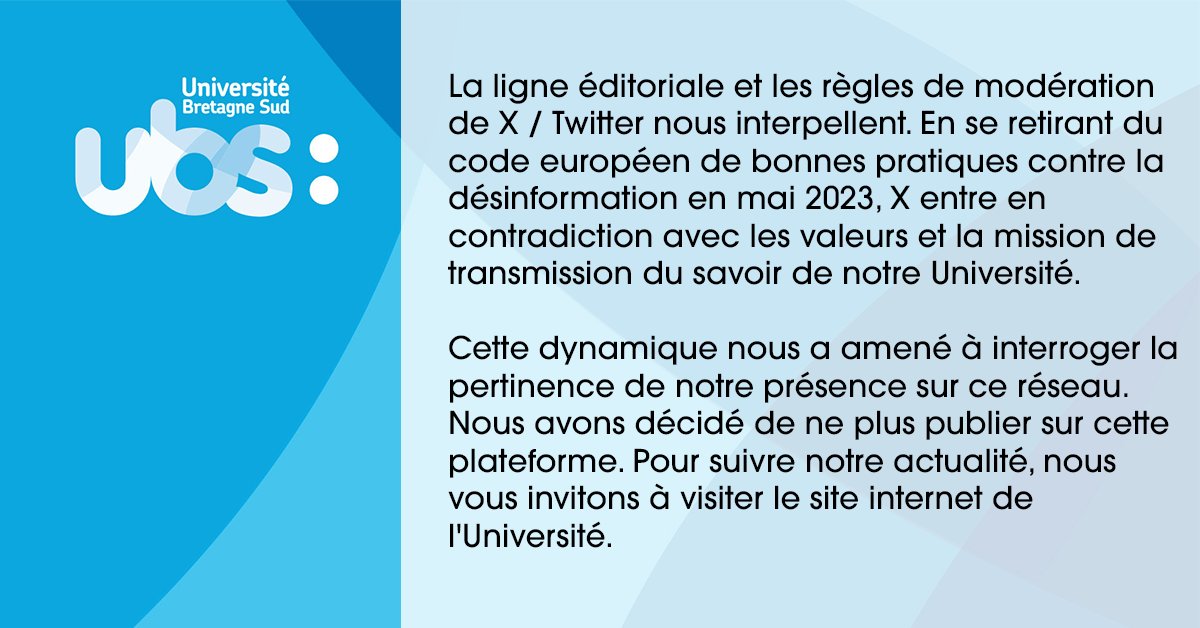 Mise en veille de notre compte X / Twitter. Rendez-vous sur notre site internet pour suivre notre actualité.